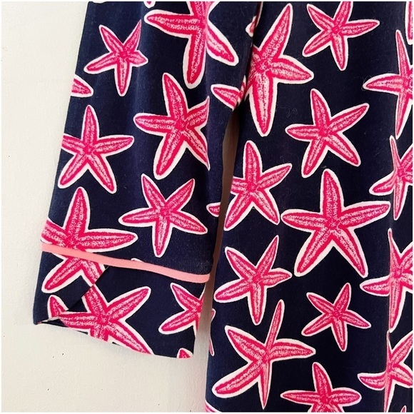 CROWN & IVY Starfish Print Knit Shift Dress with Back Bow Detail Size Small - Picture 5 of 12